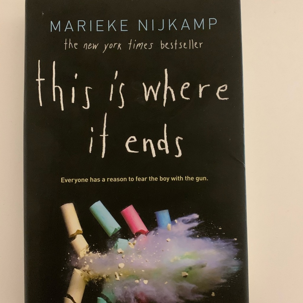 This is where it ends novel by Marieke Nijkamp
